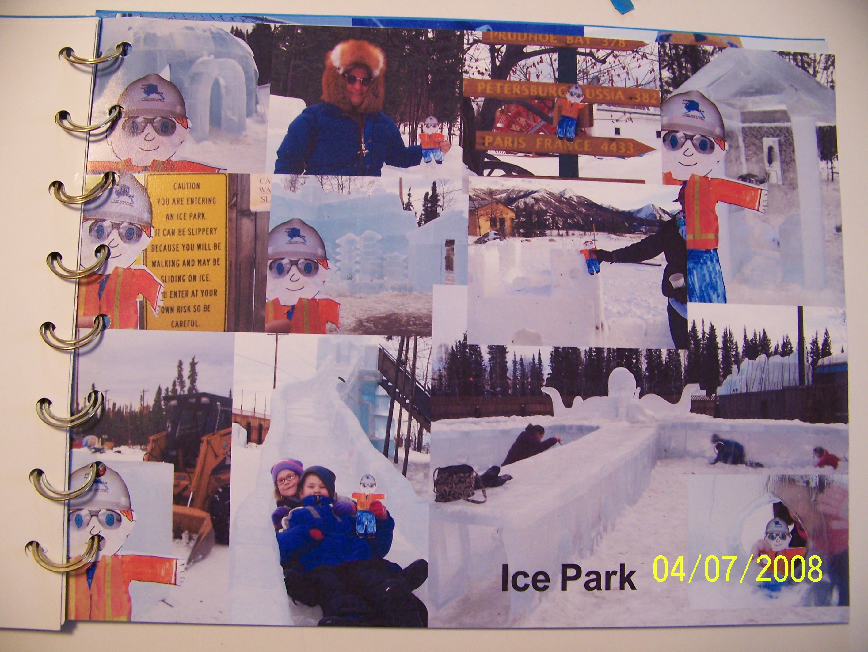 Flat Stanley goes to Failbanks Alaska